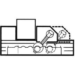 Přesný svěrák PL-S micro velikost 2 45 mm Röhm • Vtools.cz
