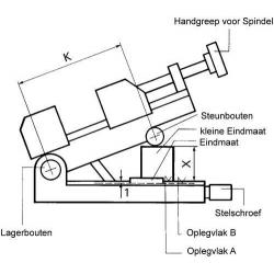 Přesná sinusová svorka PS - SV velikost  1 70 mm Röhm • Vtools.cz