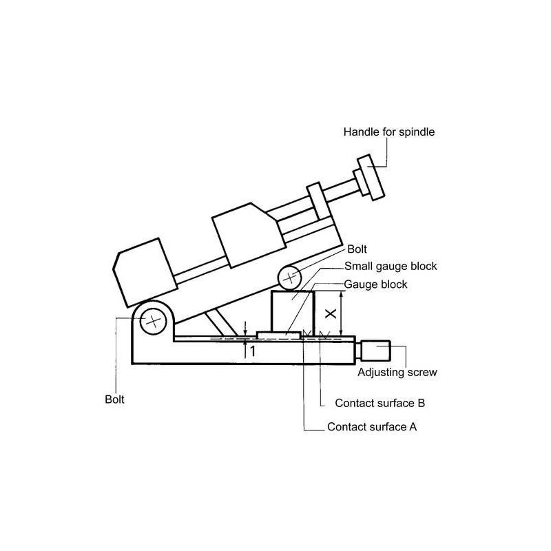 Přesná sinusová svorka PS - SV velikost  1 70 mm Röhm • Vtools.cz