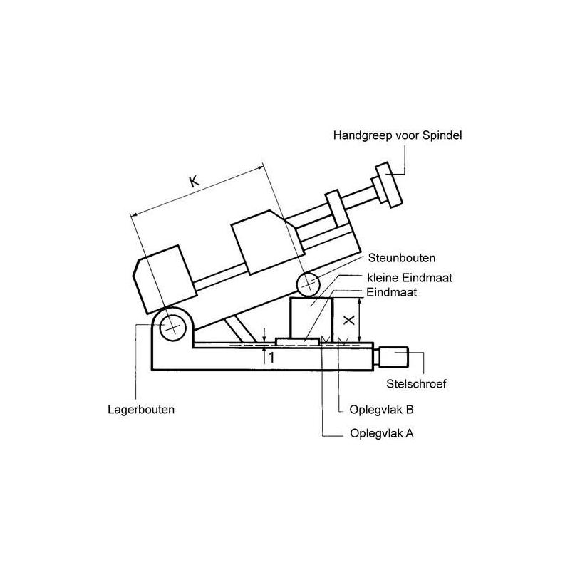 Přesná sinusová svorka PS - SV velikost 2 90 mm Röhm • Vtools.cz