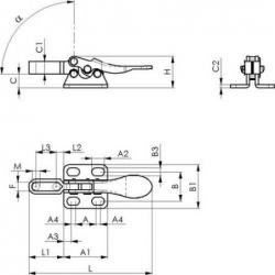 Horizontální svorka velikost 1 • Vtools.cz