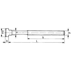 Šroub pro T - drážky D 787 M 14 x 16 x 160 mm komplet Format • Vtools.cz
