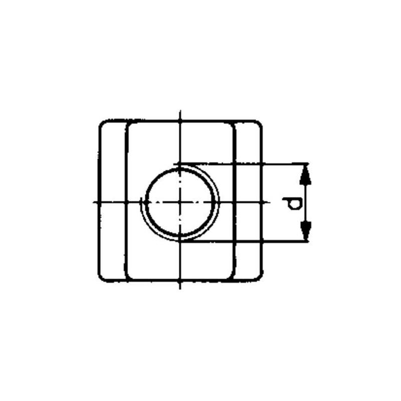 Matice pro T drážky D 508 M 10 x 12 Format • Vtools.cz