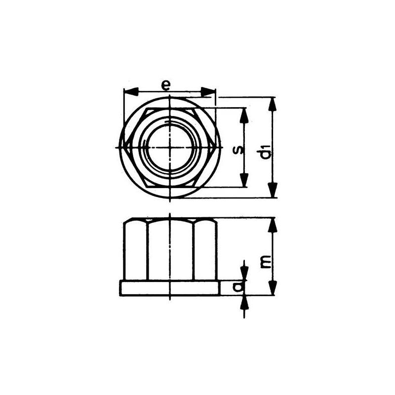 Šestihranná matice D 6331 M 12 kovaný Format • Vtools.cz