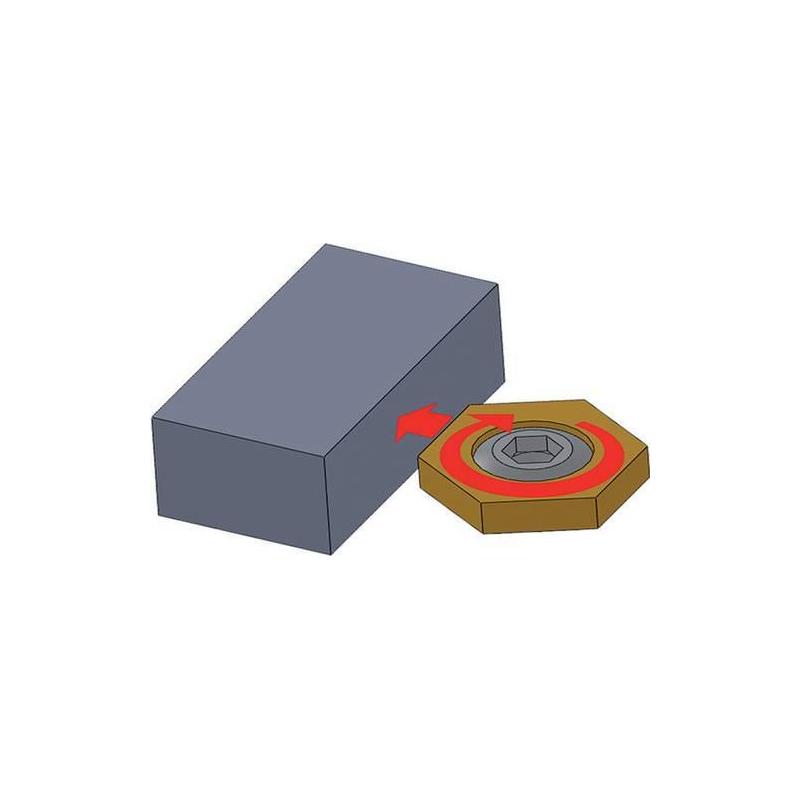 Excentrický šroub ze zušlechtěné oceli MITEEBITE POWERCLAMP M10 • Vtools.cz