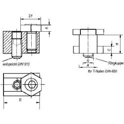 Excentrický upínací šroub pro T-drážku 16 IBT • Vtools.cz