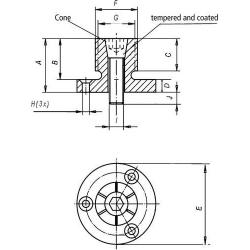 Univerzální upínací systém pro upínání všech tvarů obrobků xPA M10 x 27,00 mm IBT • Vtools.cz