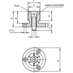 Univerzální upínací systém pro upínání všech tvarů obrobků xPA M12 x 35,30 mm IBT • Vtools.cz