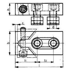 Vektorová upínka pro nízké obrobky (pár) 18 mm Format • Vtools.cz