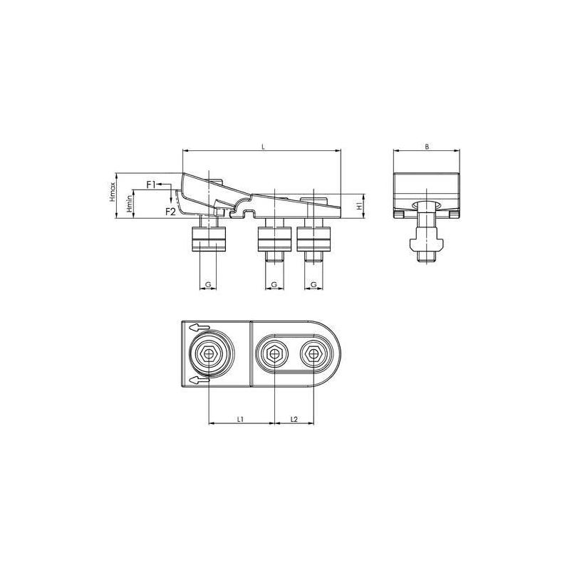 Plochý napínák 6496 M16x20 mm AMF • Vtools.cz