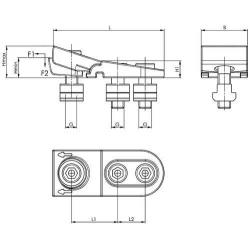 Plochý napínák 6496 M20x22 mm AMF • Vtools.cz