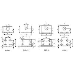 Stabilní úhlová patka 6843 velikost 3 AMF • Vtools.cz