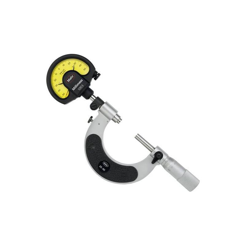 Mikrometr s ciferníkem 25-50 mm, tvrdokov MAHR • Vtools.cz