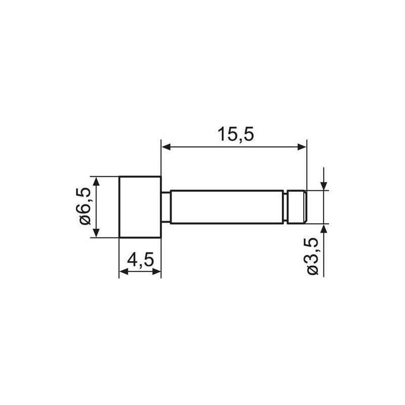 Měřicí vložka 40 EF 6,5 mm MAHR • Vtools.cz