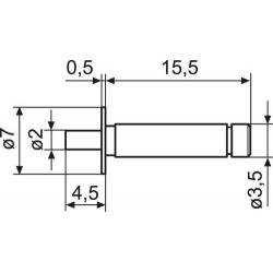 Měřicí vložka 40Ea 2x4 mm MAHR • Vtools.cz