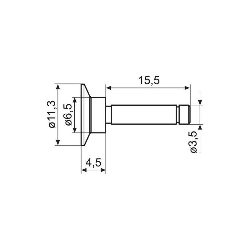 Měřicí vložka 40Et 11,3 mm MAHR • Vtools.cz