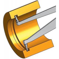 Vnitřní rychlosnímač Intertest 40- 90 mm  Kröplin • Vtools.cz