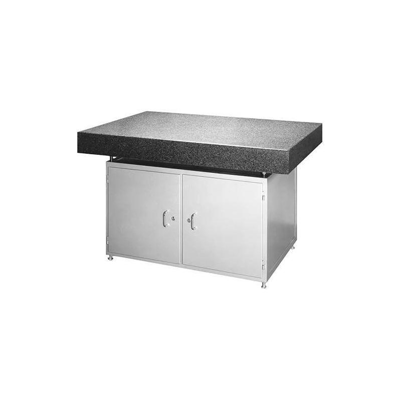 HITEC Tvrdá kamenná deska DIN876/0 se spodní skříňkou, 1000x630x100 mm • Vtools.cz