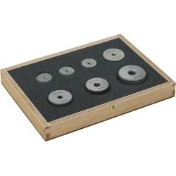 Sada Závitový kalibr, kroužek - dobrý M3-M12 v dřevěném kufříku BOSS • Vtools.cz