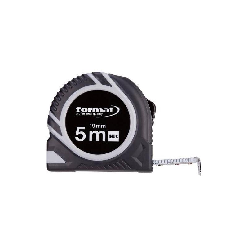 Svinovací metr 5mx19 mm INOX Format • Vtools.cz