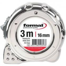 Svinovací metr 8 x 25 mm chromovaný Format • Vtools.cz