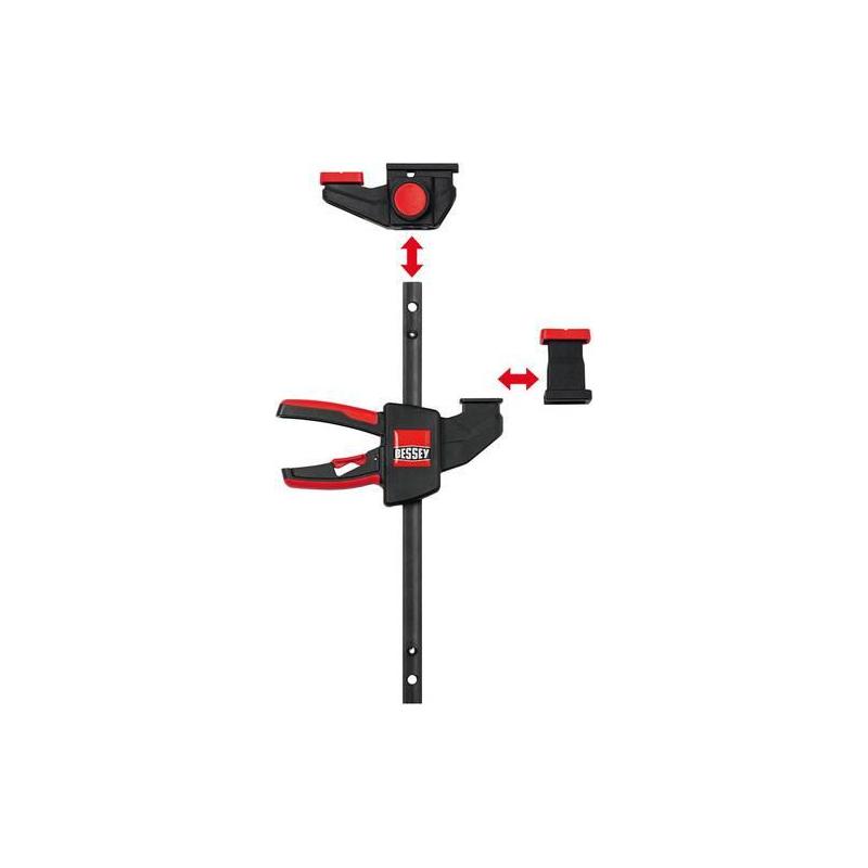 BESSEY Jednoruční stolní svorka 150x60 mm / 120-310 mm 2ks • Vtools.cz