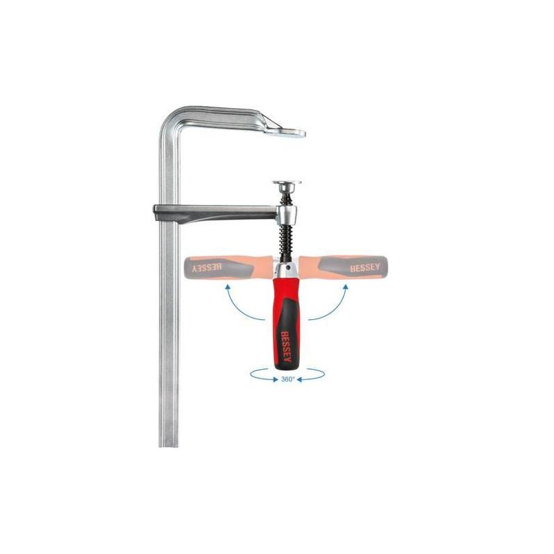 Celokovová šroubová svorka BESSEY GZ-KG, 500x120 mm • Vtools.cz