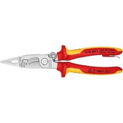 KNIPEX Elektromontážní kleště s upevňovacím okem 13 96 200 T • Vtools.cz