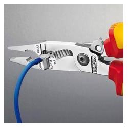 KNIPEX Elektromontážní kleště s upevňovacím okem 13 96 200 T • Vtools.cz