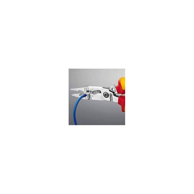 KNIPEX Elektromontážní kleště s upevňovacím okem 13 96 200 T • Vtools.cz