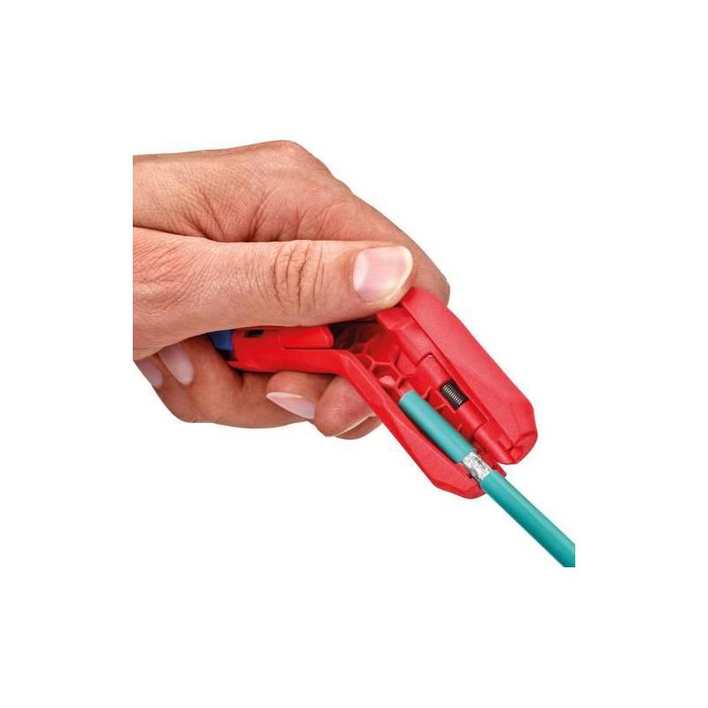 KNIPEX Ergo Strip odizolovací nástroj pro leváky , 16 95 02 SB • Vtools.cz