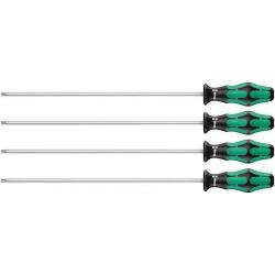 Sada šroubováků WERA 367/4 TORx HF L 05028074001 s 300 mm dlouhými čepelemi • Vtools.cz