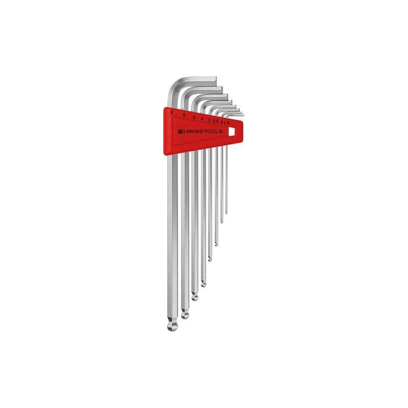 Sada klíčů imbusových zástrčných v plastovém držáku, 8 ks, 1,5-8 mm, PB Swiss Tools • Vtools.cz