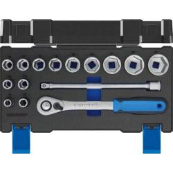 Sada nástrčných hlavic GEDORE 1/2"-drive 15 ks,3014347 • Vtools.cz
