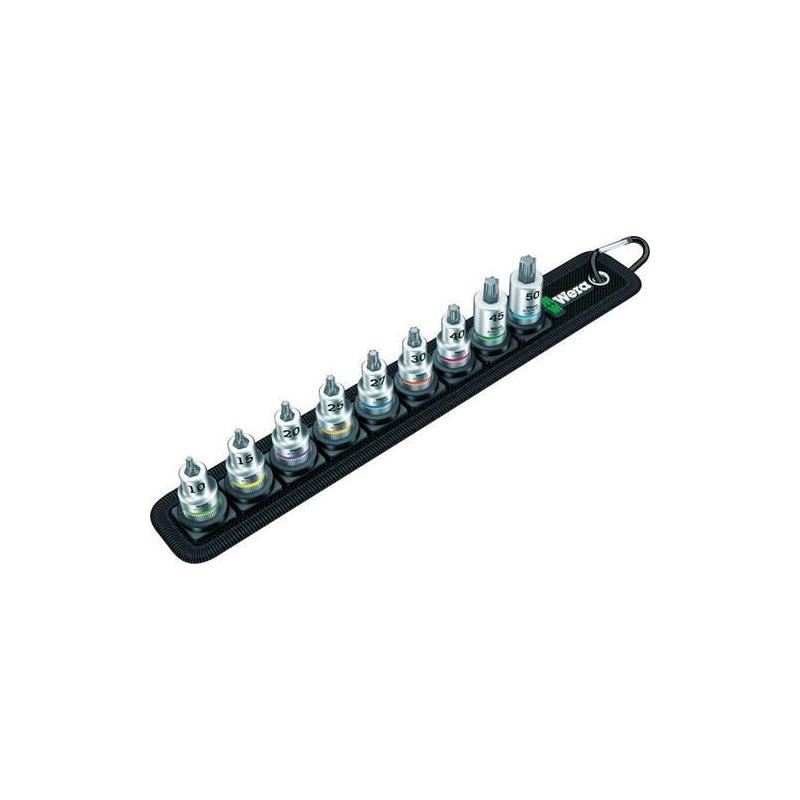 Sada šroubovacích bitů WERA 3/8" s přidržovací funkcí, T10-50 • Vtools.cz