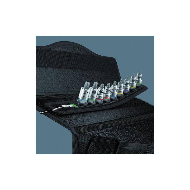 Sada šroubovacích bitů WERA 3/8" s přidržovací funkcí, T10-50 • Vtools.cz