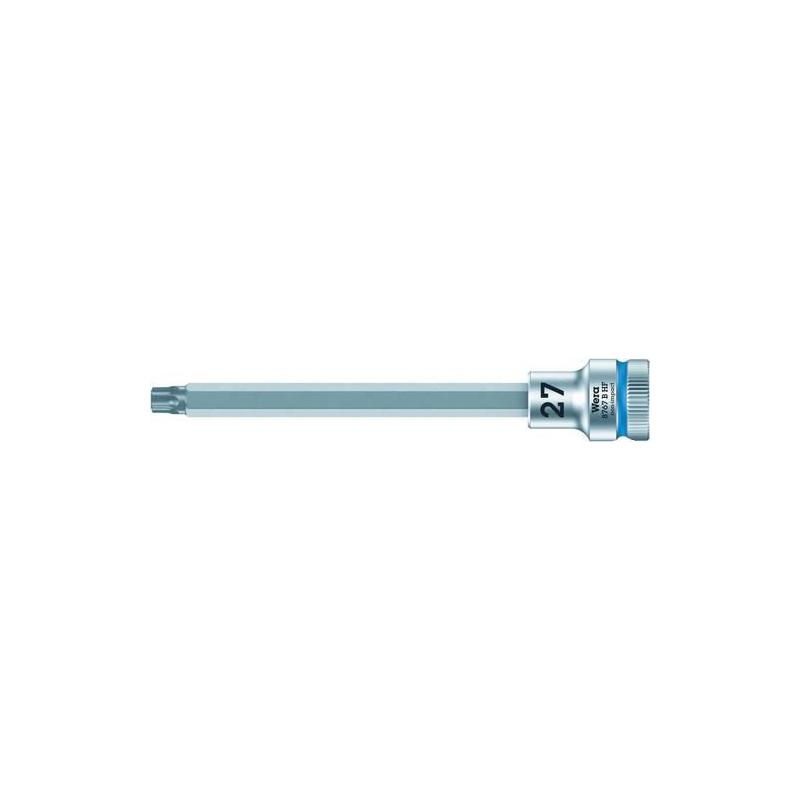 Zástrčný nástavec Torx T27x107 mm, s přidržovací funkcí, upínací část 3/8" Wera • Vtools.cz