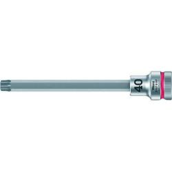 Zástrčný nástavec Torx T40x107 mm, s přidržovací funkcí, upínací část 3/8" Wera • Vtools.cz
