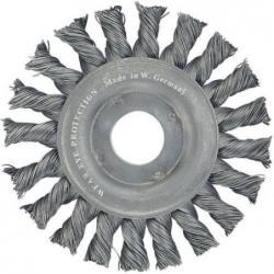 Ocelový drát s kulatým kartáčem 115 mm uzlový Format • Vtools.cz