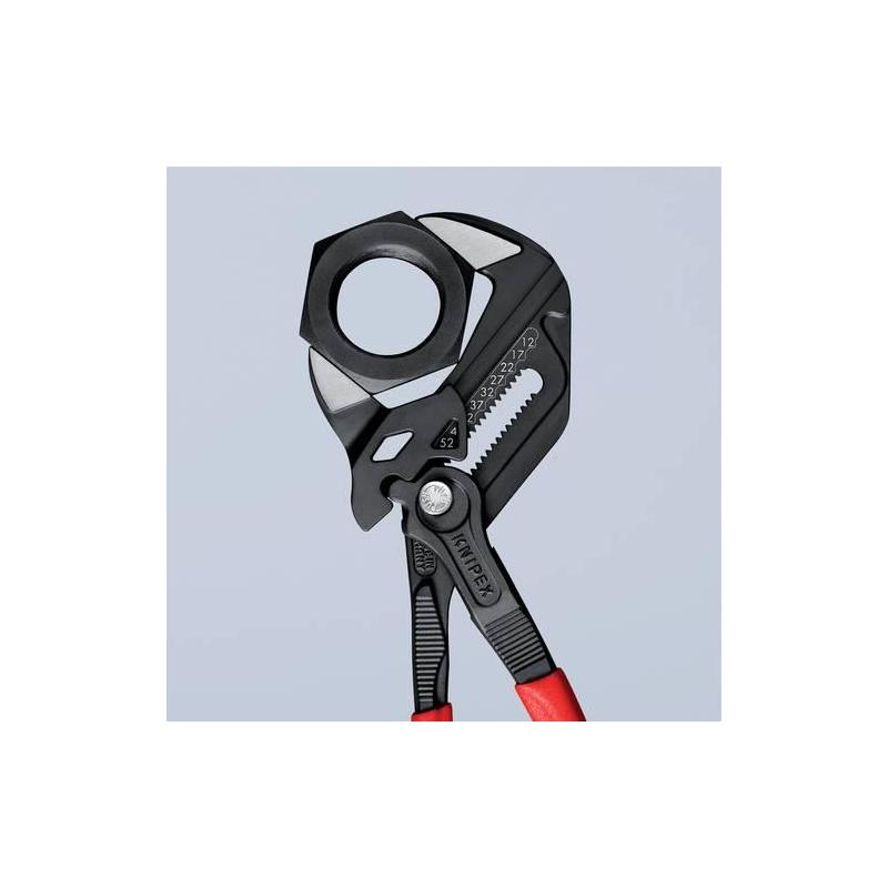 Kleště stavitelné siko černá 250 mm s plastovou rukojetí KNIPEX • Vtools.cz