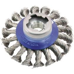 Kuželový kartáč x-LOCK ocelový 100 mm uzlový Osborn • Vtools.cz