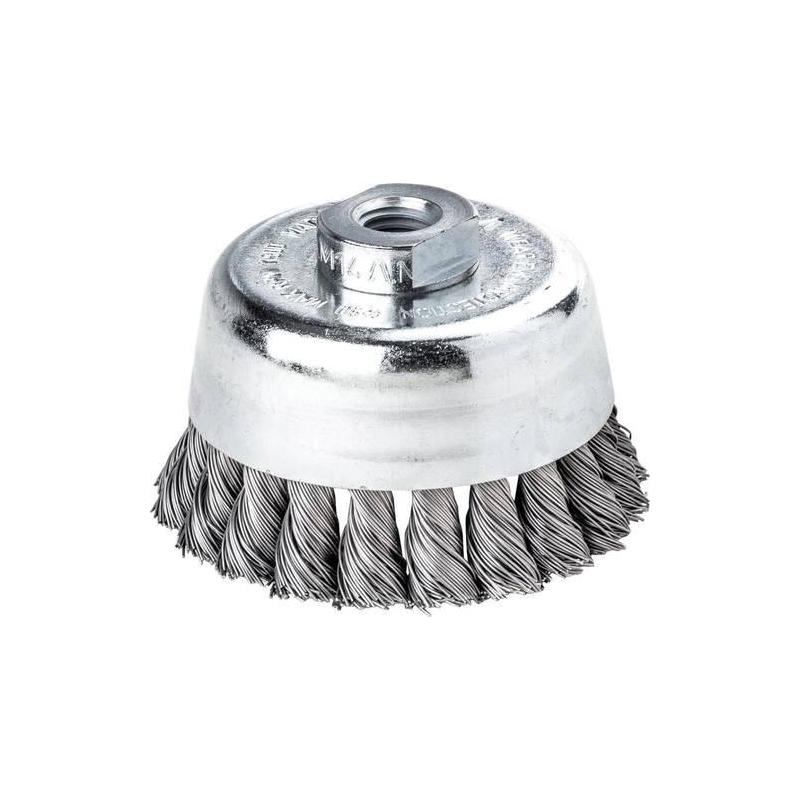 Kartáč hrncový LESSMANN ocelový drát uzlový 65x0,5 mm • Vtools.cz