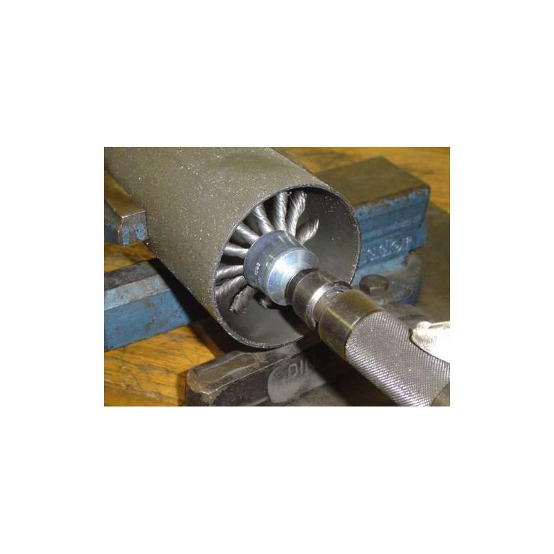 LESSMANN kartáč ocelový drát uzlový 19x28/72x0,35 mm • Vtools.cz