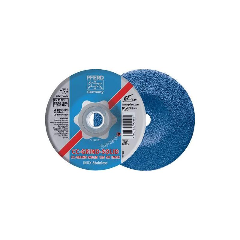 Brusný kotouč CC-GRIND-SOLID SG INOX, K40, 180 mm • Vtools.cz