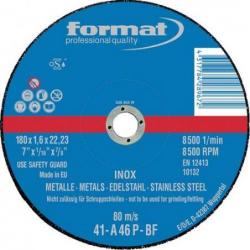 Odřezávací kolečko f. V2A 115x1,0 mm rovný Format • Vtools.cz