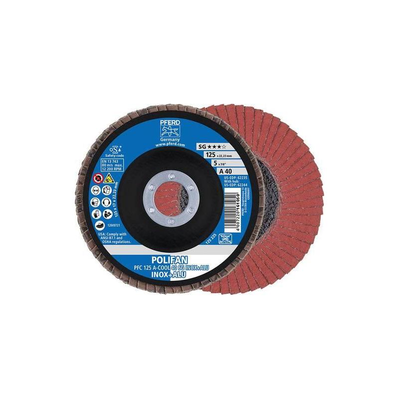 Ventilátorový brusný kotouč konvexní 115 mm A 60 SG - COOL Pferd • Vtools.cz