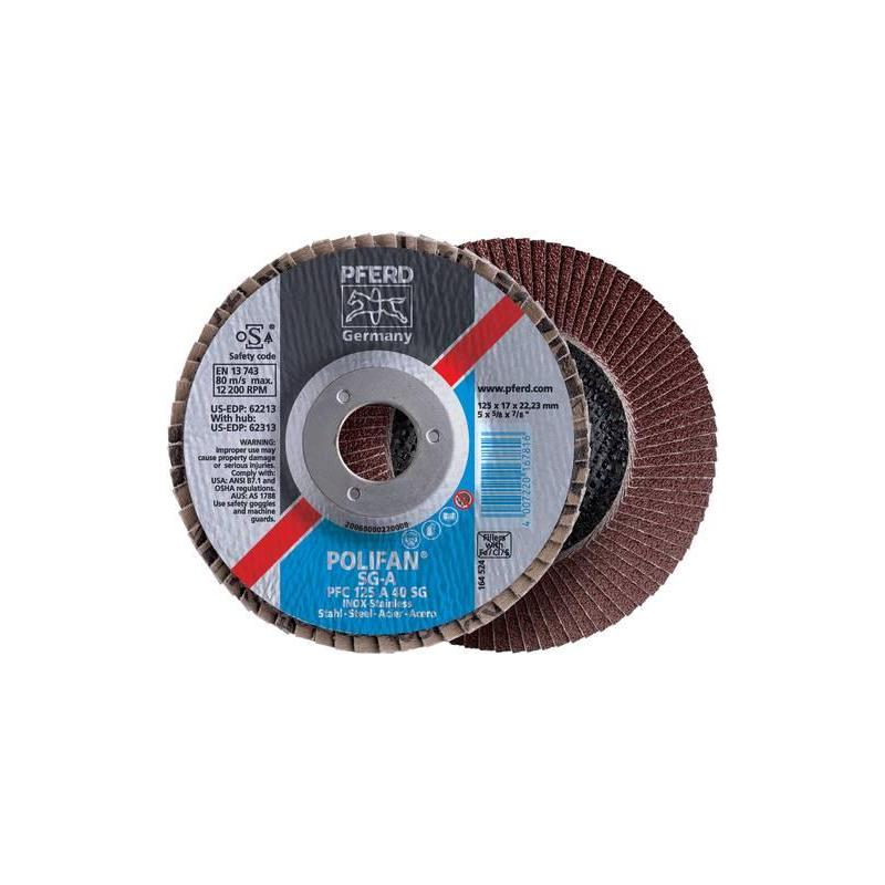 Klapkový kotouč o hmotnosti zrna 125x22 mm K120 Rüggeberg • Vtools.cz