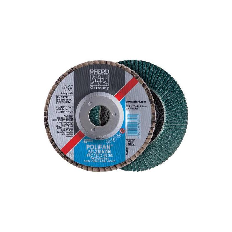Klopný kotouč PFERD gew.Zir 125x22 mm K 60 • Vtools.cz