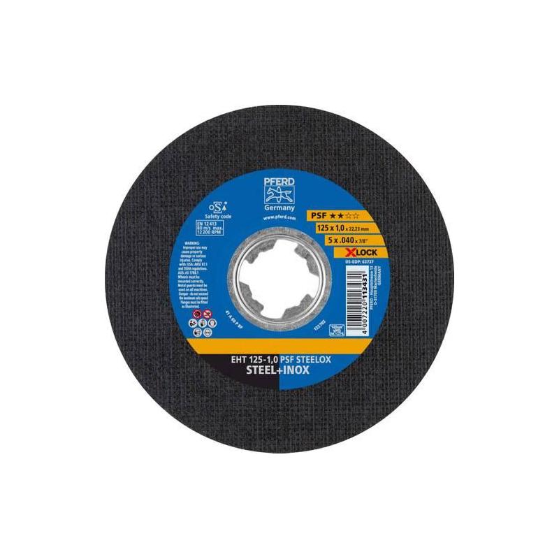 Odřezávací kolečko PSF x-LOCK 115 x 2,4 mm STEELOx Pferd • Vtools.cz