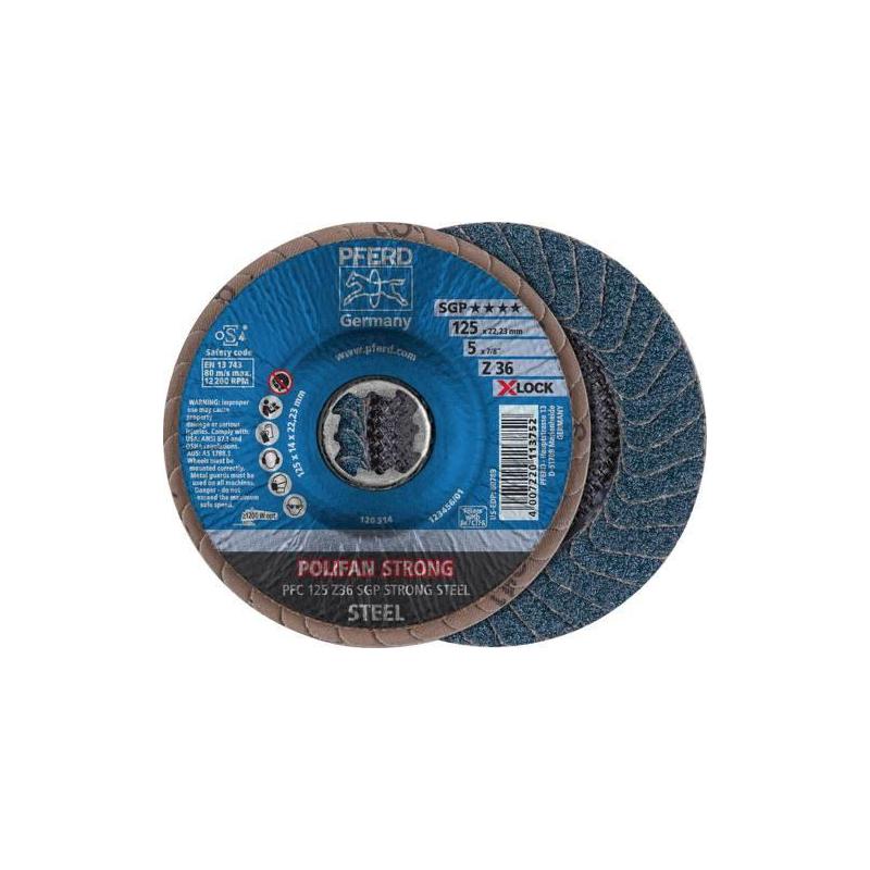 Broušení ventilátorů. x-LOCK 125 mm K36SGPS STEEL Pferd • Vtools.cz